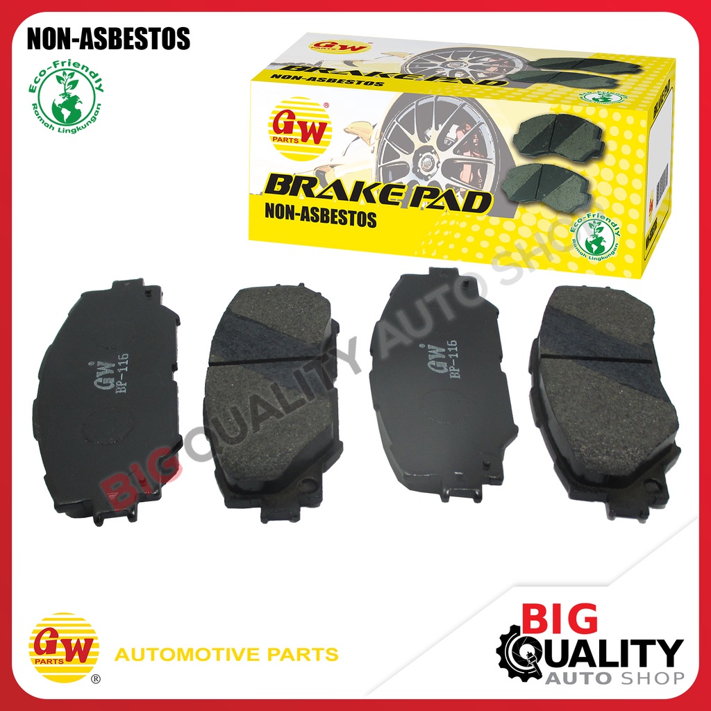 Kampas Rem Cakram Depan Brake Pad Front SIENTA MANUAL TRANMISION