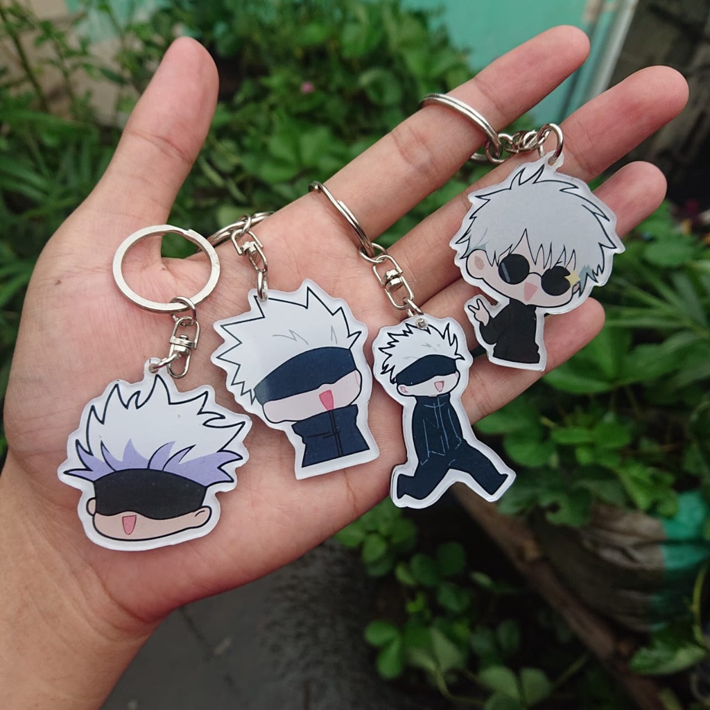 Jual GANTUNGAN KUNCI ANIME KEYCHAIN GOJO SATORU JUJUTSU KAISEN Shopee
