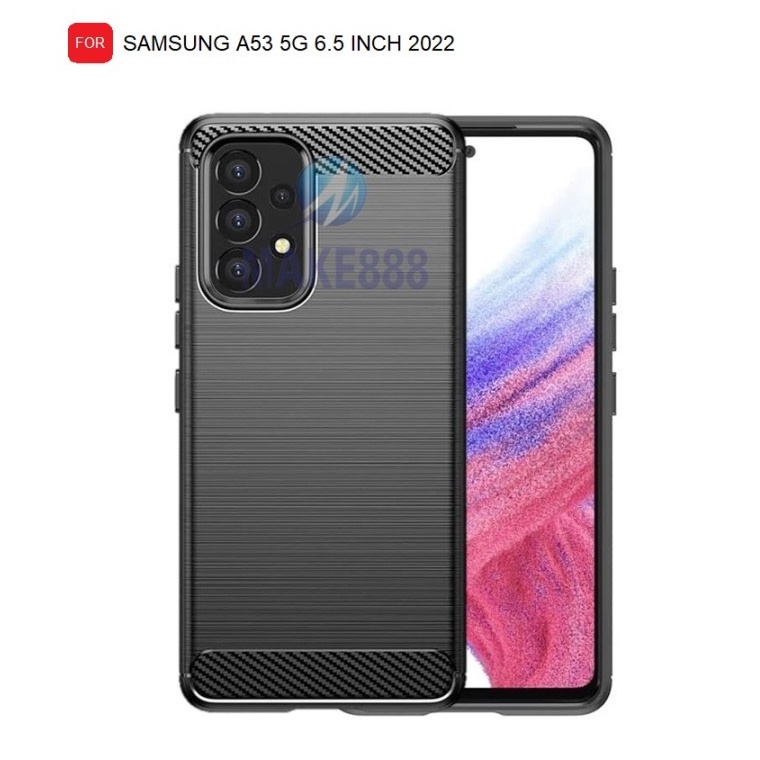 CASE SLIM FIT CARBON IPAKY SAMSUNG A53 5G SOFTCASE - GA