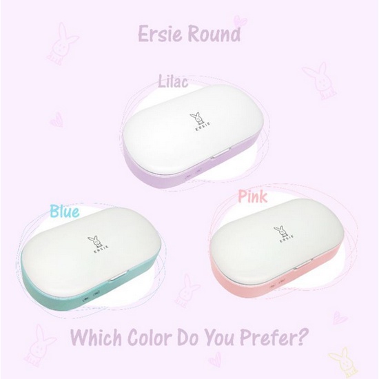 Ersie Round Multifunction Sterilizer - Sterilizer Travel Botol Phone Dan Peralatan Makan Mainan Anak Bayi