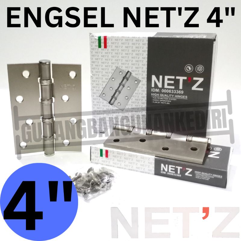 engsel pintu Tebal 4 inch 4inch 4&quot; GRT Netz