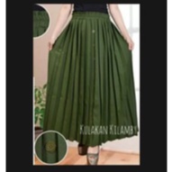 rok rempel/rok panjang/Rok muslin/rok nukapayung/rok dewasa panja g/rok plisket rwmpel besar/rok remaja terbaru/roksekolah/rokrempel kancingdepan/rok panjang hitam/rok moscrefe terlaris