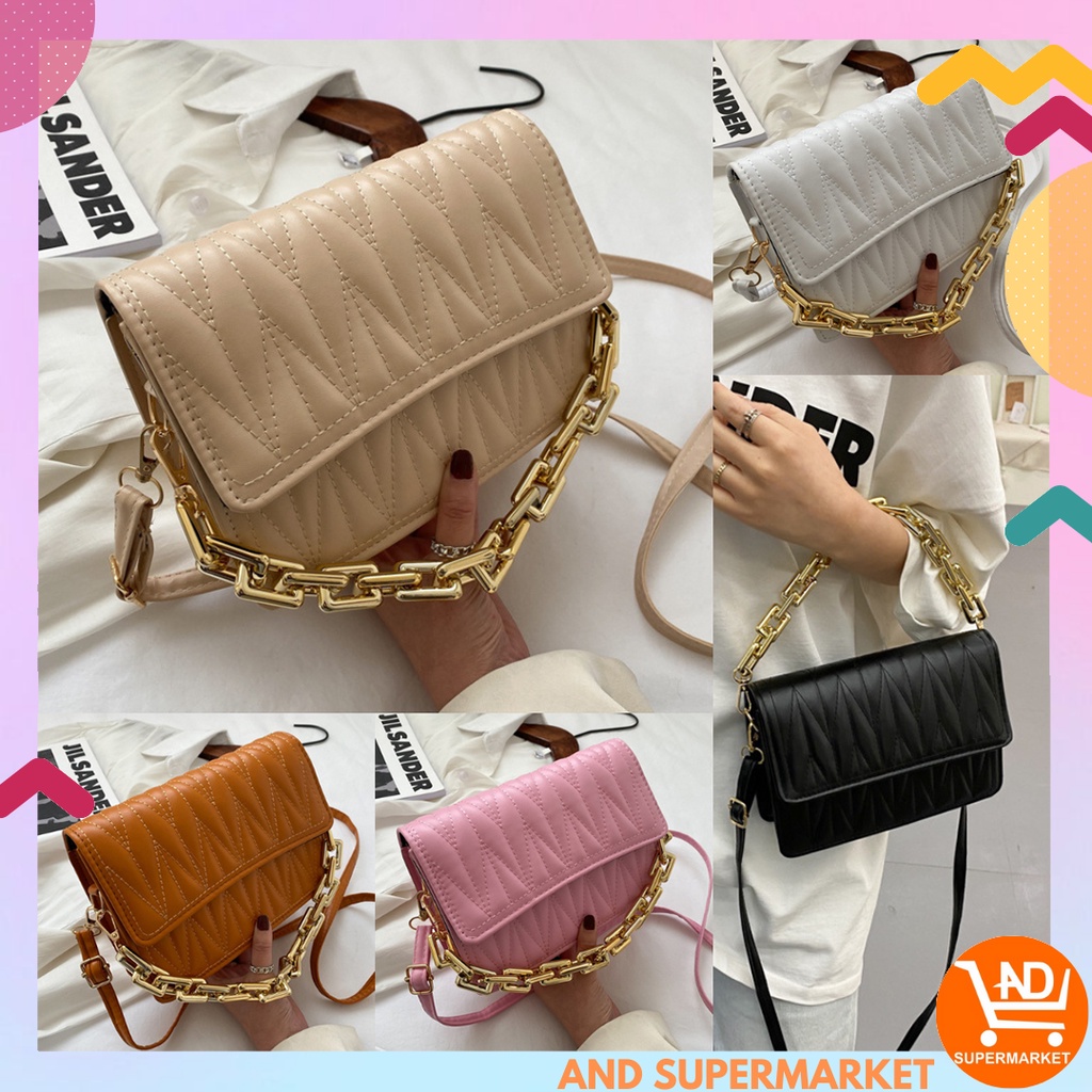 AND / COD / Tas Selempang Wanita Import Slingbag Cewek Terkini Murah Tas Jalan Anak Perempuan Fashion Korean Style T218