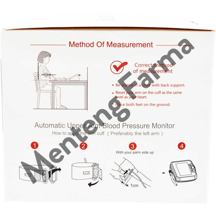 Sinocare Automatic Upper Arm Blood Pressure Monitor BA-801 -  Tensimeter Digital