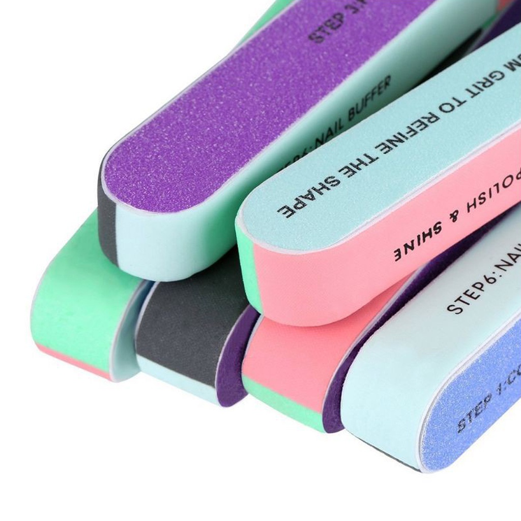 ☛TK☚ NAIL BUFFER 7 STEPS / ALAT PENGHALUS KUKU AMPLAS KIKIR NAIL ART MANICURE PEDICURE PERAWATAN r822