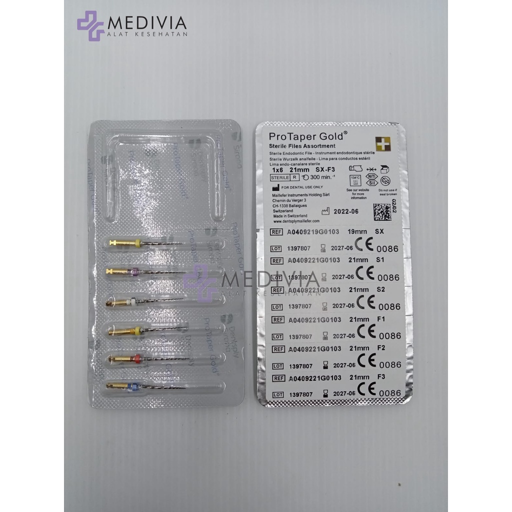 DENTSPLY PROTAPER GOLD ROTARY FILES DENTSPLY