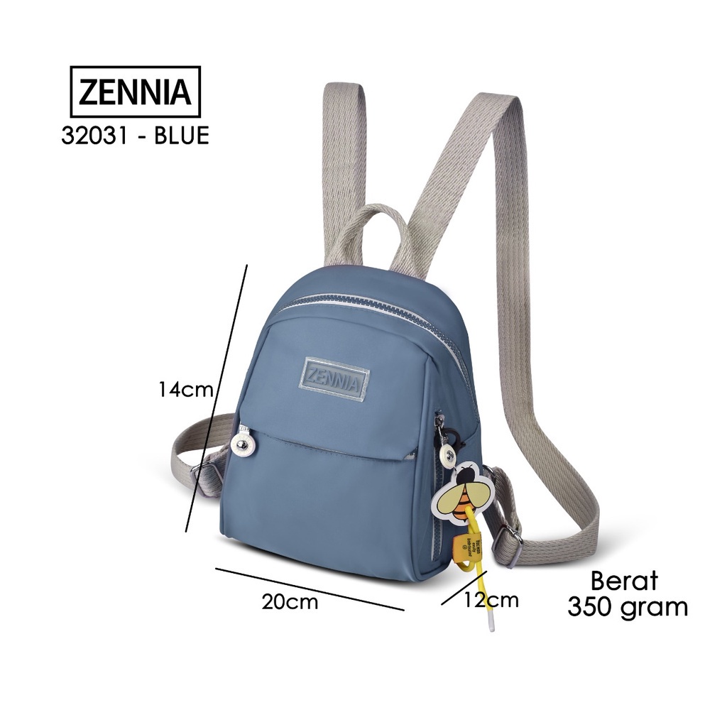 Tas Ransel Mini Zennia 32031 Multifungsi Motif Terbaru Tas Kecil Fashion