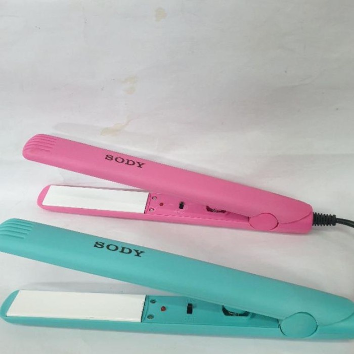 Image of Catokan Rambut Warna Murah Hong Di Hd 8168 Catok Salon Bagus Mini - pink(H4B0) Catokan Rambut Mini Hair Straightener Catok Rambut Lurus Keriting 2 IN 1 Catokan Kriting 30W Catokan Rambut Mini Make Time Karakter Pelurus Rambut Portable Serba Guna Catokan R #1