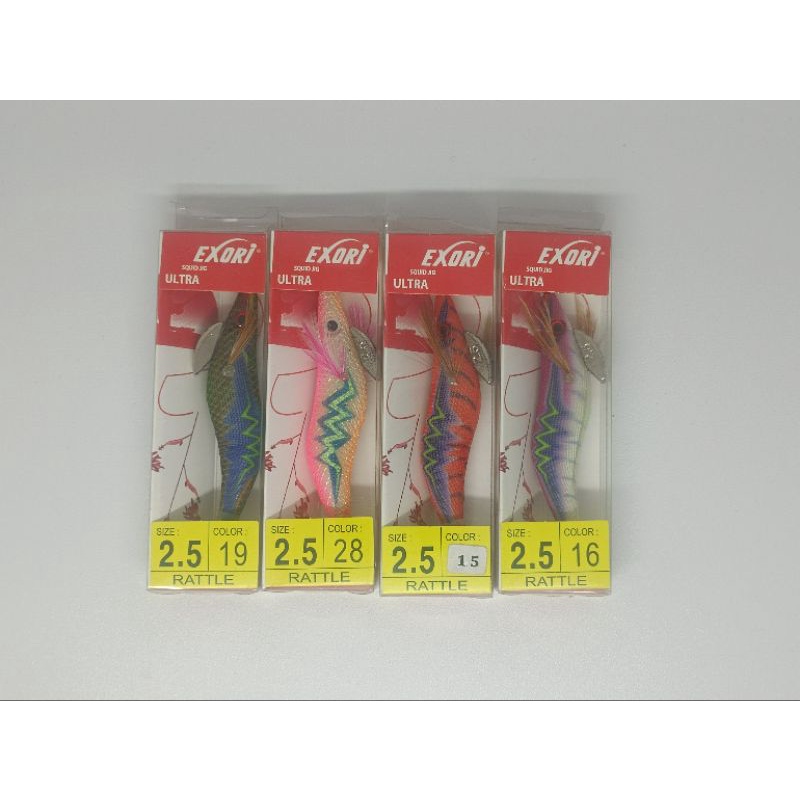 Umpan Cumi Squid Jig Ultra Rattle 2.5