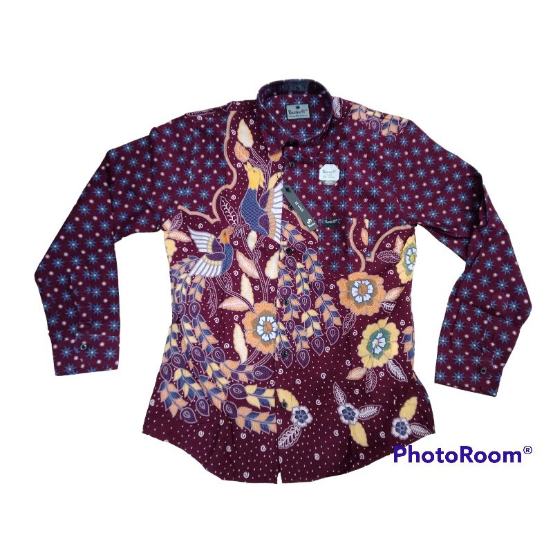 kemeja batik pria lengan panjang
