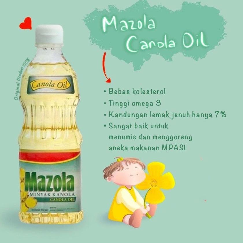 

Model Terkini.. Mazola Canola Oil 450ml - Minyak Canola 450ml- Lemak Tambahan Mpasi 77
