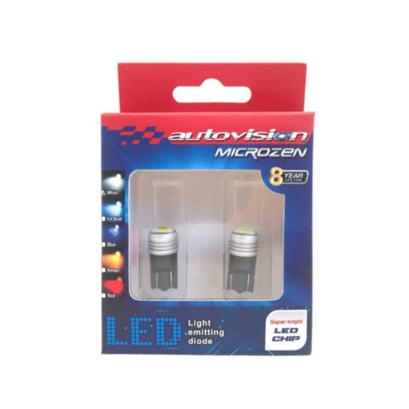 Lampu LED T10 Autovision Putih Bohlam T10 LED Canbus White Lampu Senja