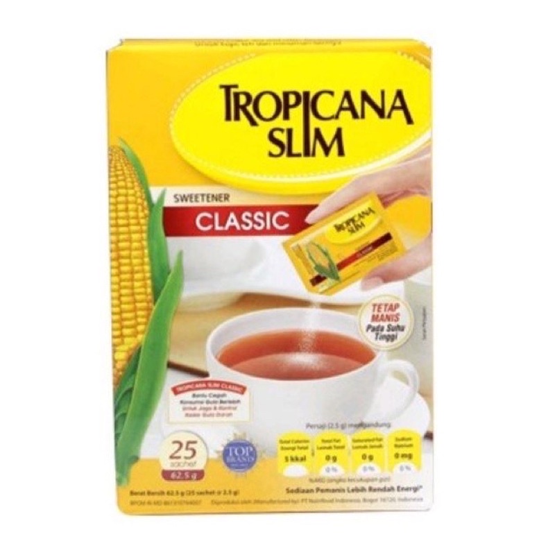 

topicana slim classic 25 sachet - gula jagung