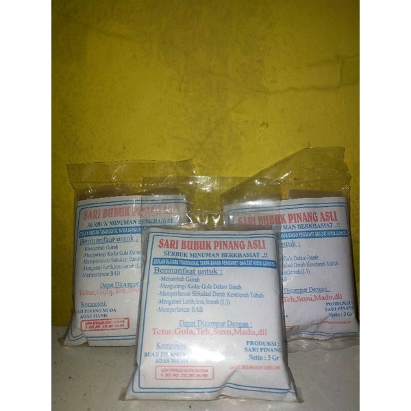 

BUBUK PINANG/JAMBE ASLI
