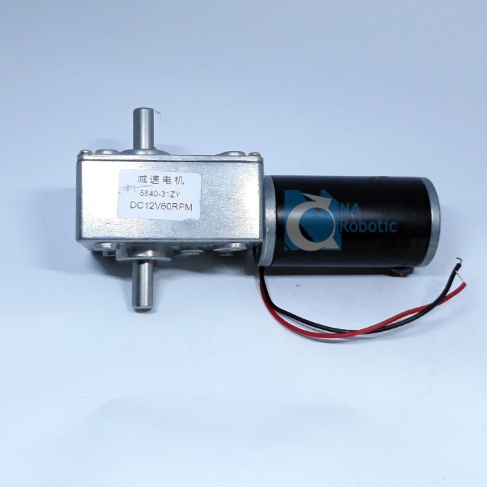 Motor DC 31ZY 12V 80RPM Dual Shaft