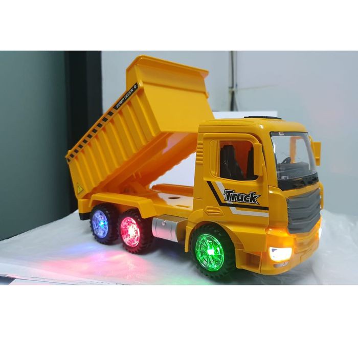 [NEW] MAINAN MOBIL MOBILAN DUMP TRUCK BUMP AND GO MUSIK DAN LAMPU