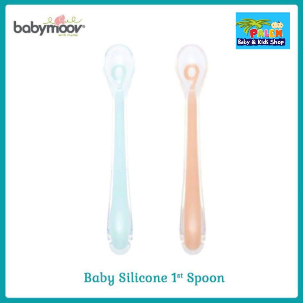 Babymoov Baby Silicone Spoon 1pc - A102405/06 / Sendok Makan Bayi