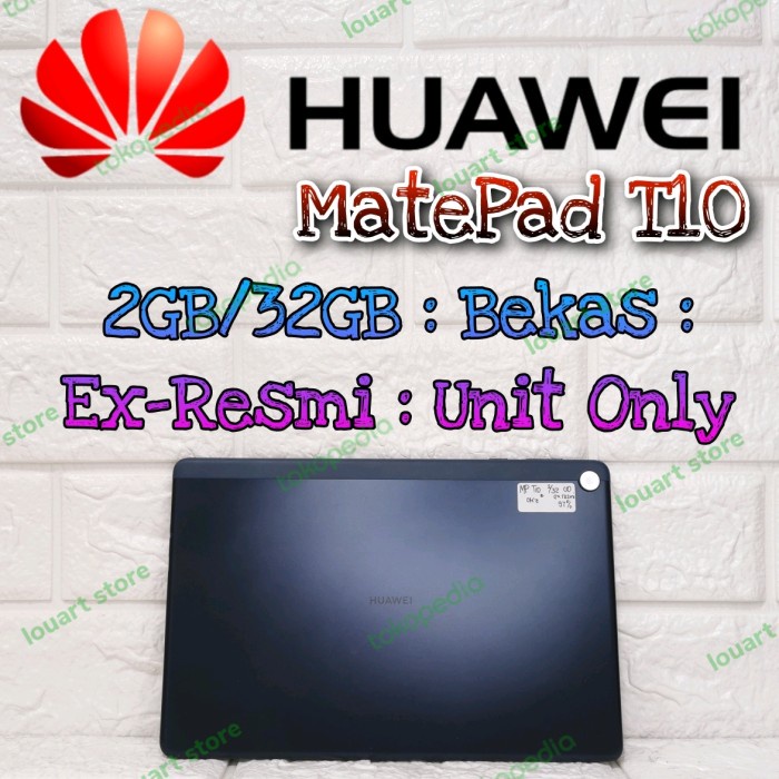 [Tablet/Tab/Pad] Huawei Matepad T10 Bekas Tablet / Ipad / Tab / Pad / Ios /Android Second / Seken /