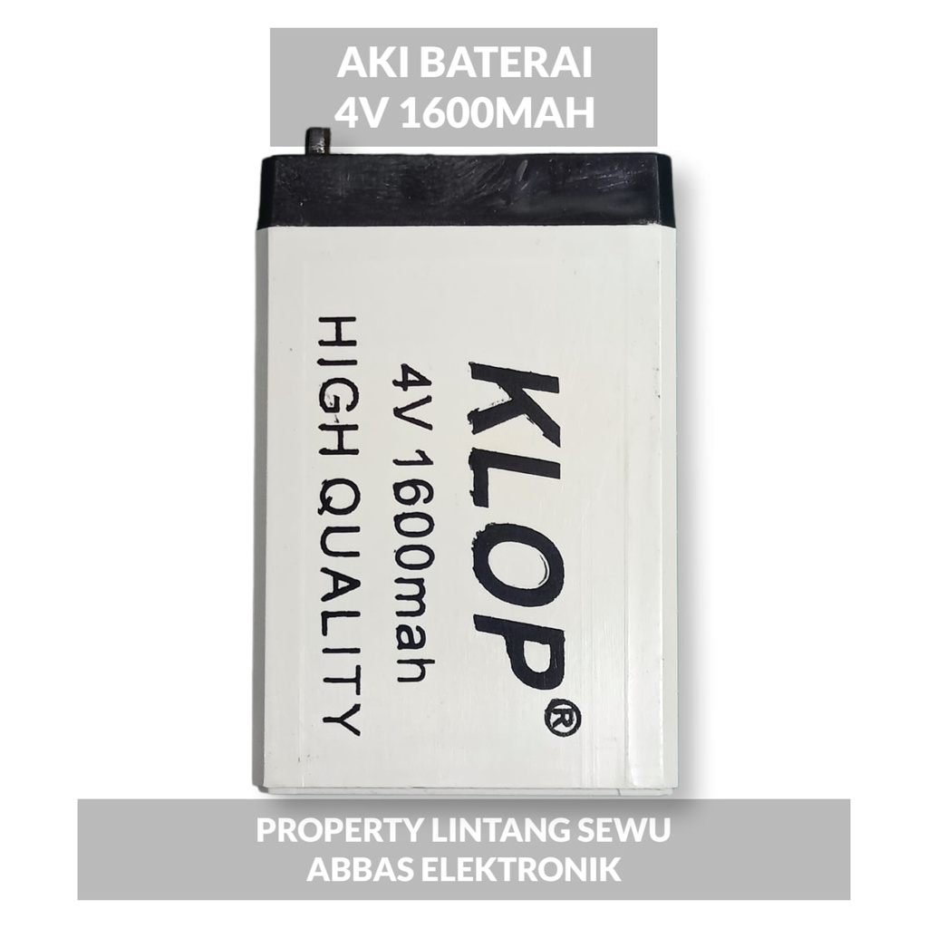 BATU BATERY BATERAY BATERAI ACCU ACU AKI KERING 4V 4 V 4 VOLT 1600MAH