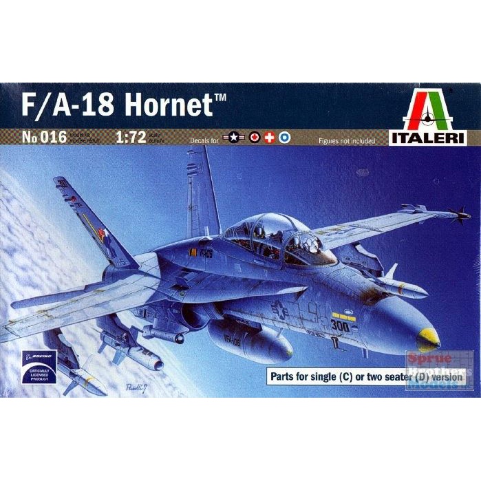 Italeri 0016 1/72 F/A-18 Hornet