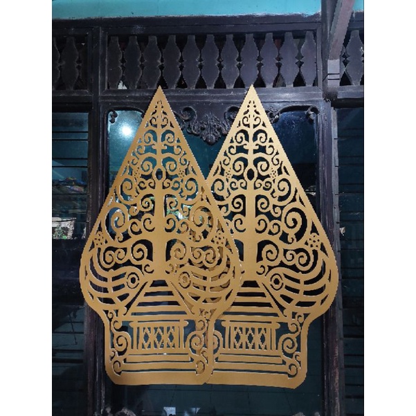 Gunungan Wayang Dekorasi Spon Karet Eva