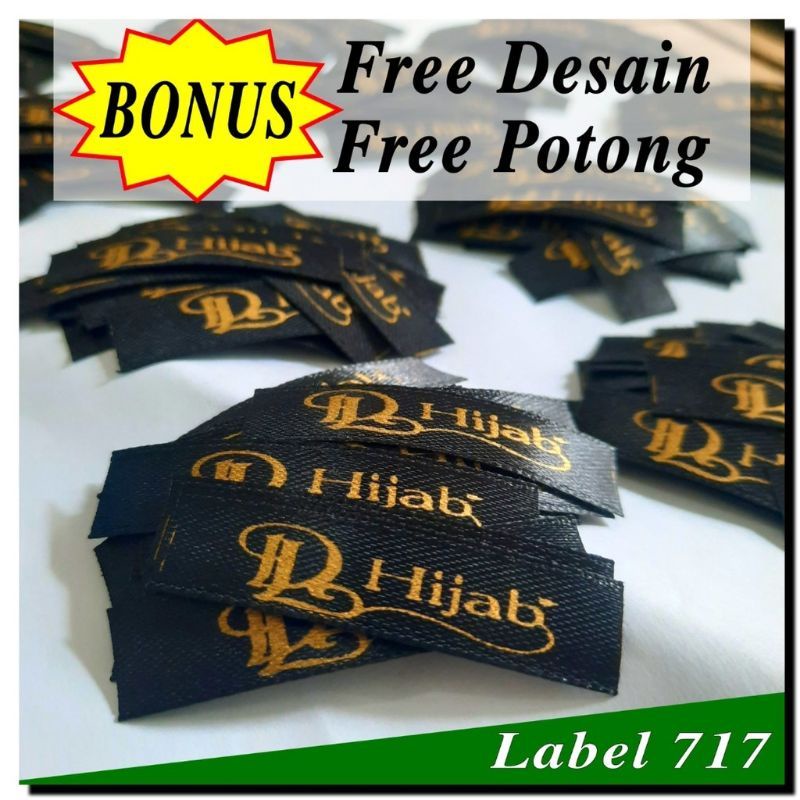 

LABEL BAJU LABEL HIJAB LABEL SATIN PLUS POTONG