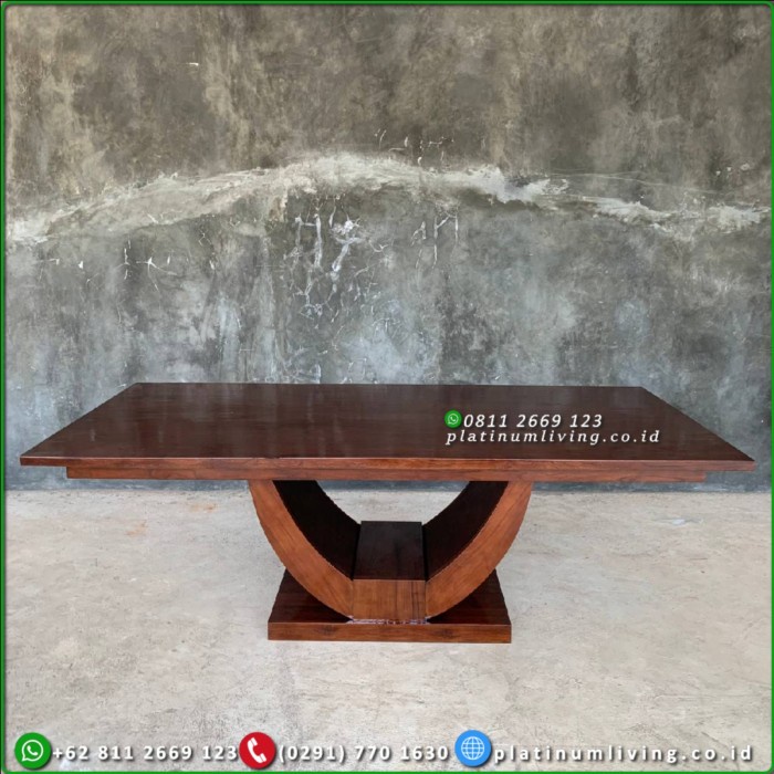 Meja Makan Jati 220x100 Meja Makan Modern Meja Makan Jati Tua