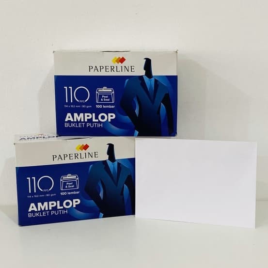 

Bagus Amplop Polos Putih Paperline 110 Pps 114 X 162 Mm /1 Box Isi 100 Pcs Terbatas