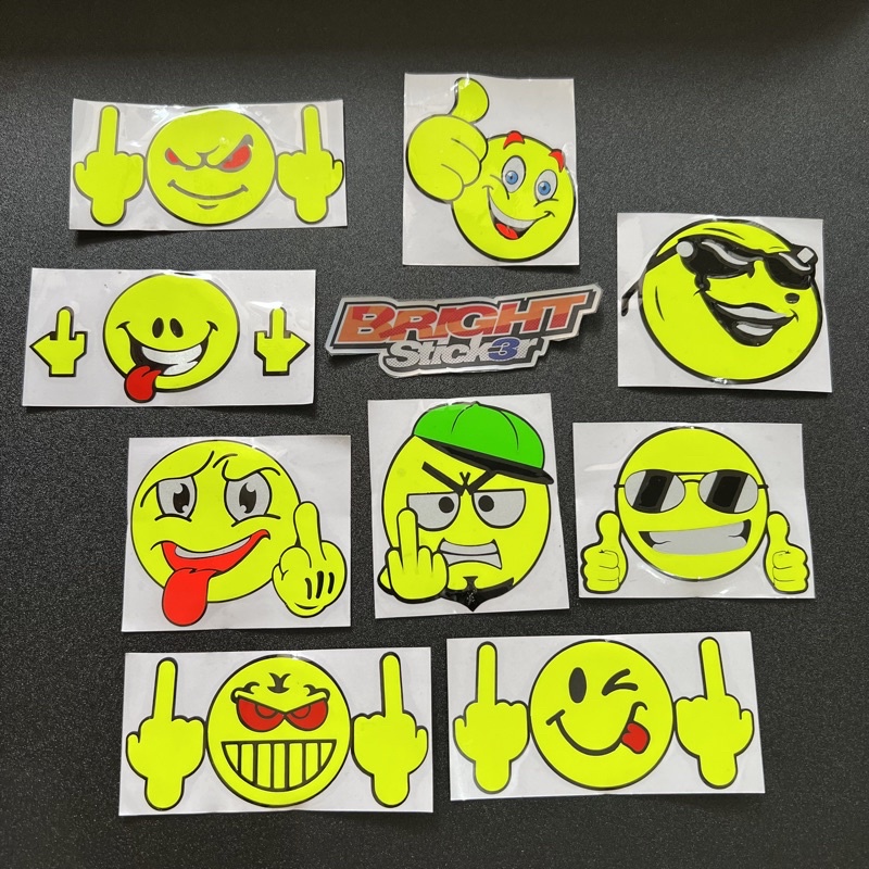 STICKER STIKER SMILE STABILO CUTTING