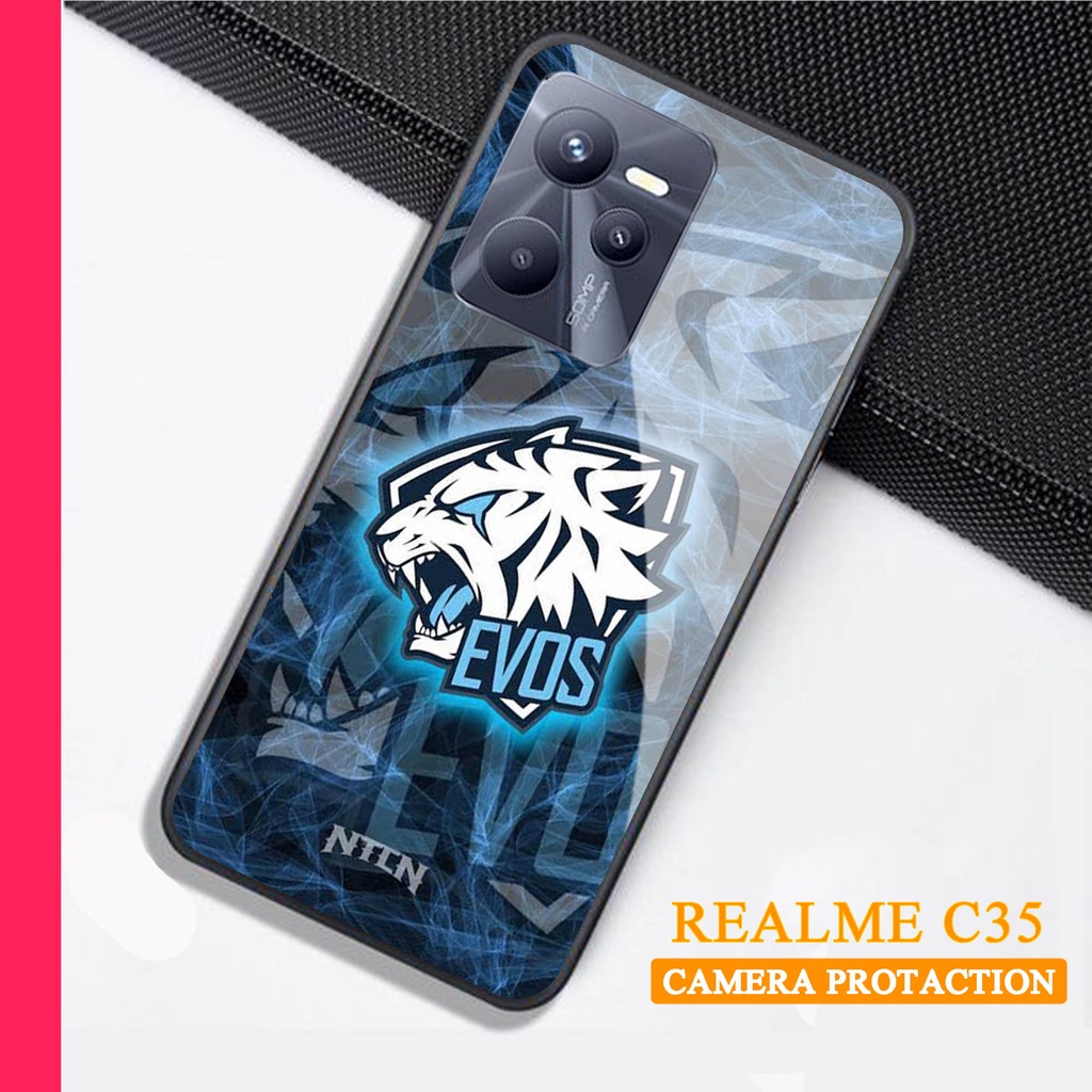 Softcase Glass Kaca REALME C35 - Case Handphone REALME C35 [T17]