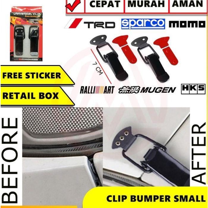 CLIP BUMPER 1 SET ISI 2 PCS