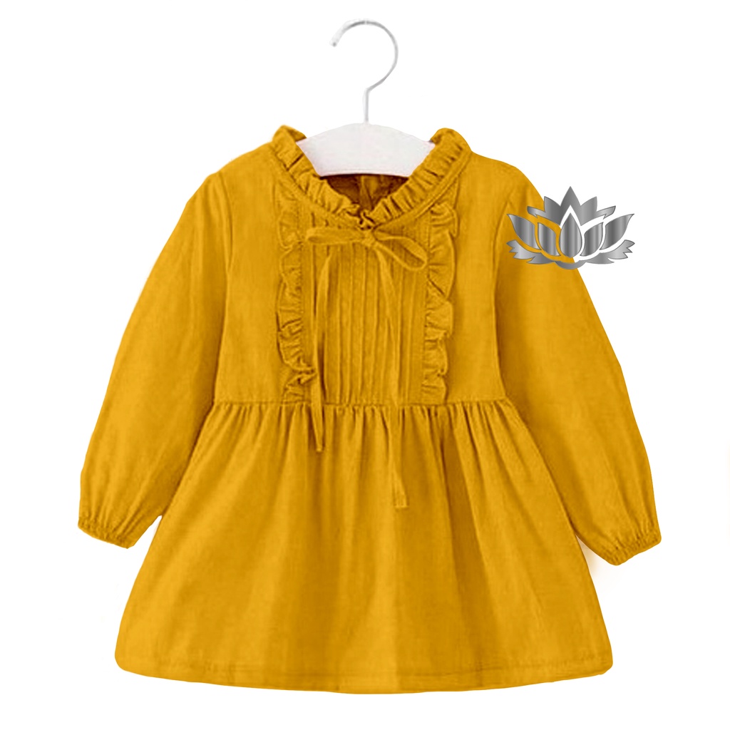 DRESS GEMINI / DRESS ANAK PEREMPUAN / DRESS ANAK KEKINIAN / DRESS BARU / FASHION ANAK-ANAK / ANAK