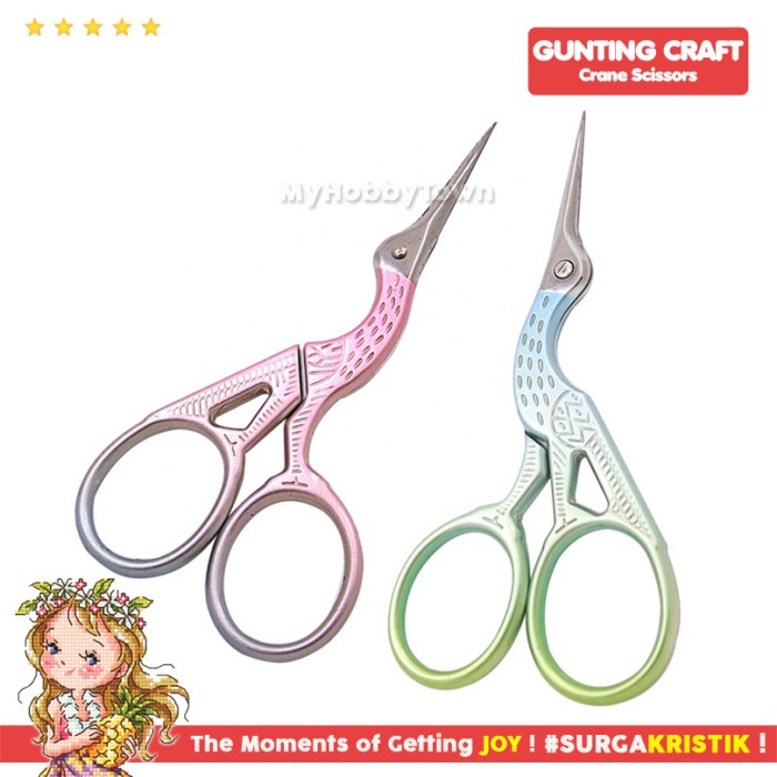 

Sale Gunting Craft Fancy Unik : Crane / Bangau Besar (Gold / Emas) Bagus