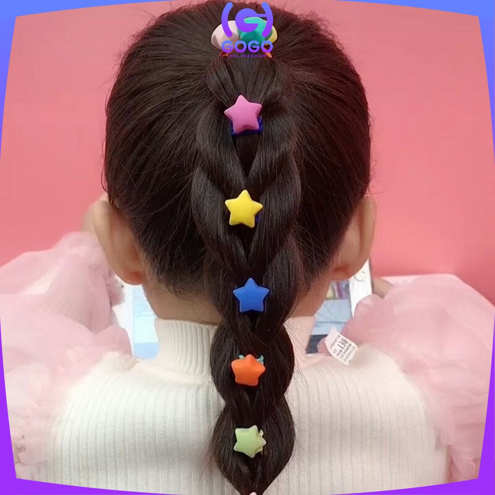 GOGO-C331 Ikat Rambut Korean Style 10IN1 / Karet Rambut Fashion / Ikat Rambut Anak Perempuan / Kunciran Rambut Wanita / Aksesoris Cewek