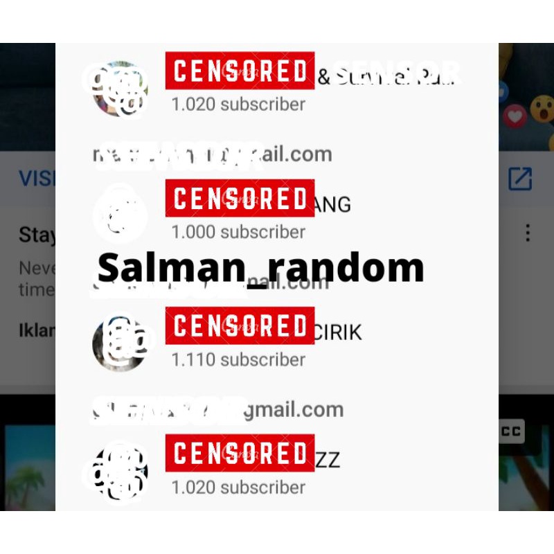 Channel YouTube 1K Subscribers