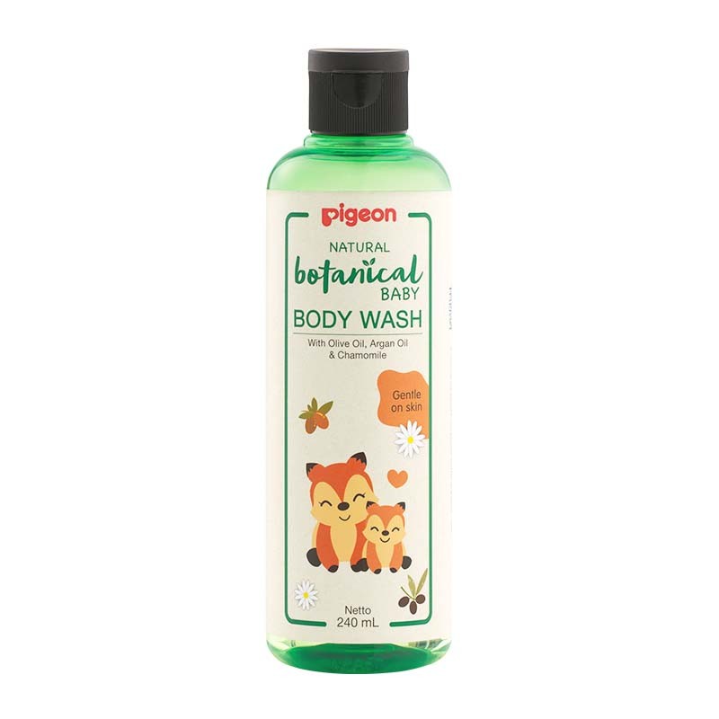 PIGEON Natural Botanical Baby Body Wash / Sabun Bayi natural 240ml