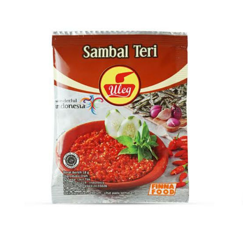 

Finna Sambal Uleg Udang Pedas Teri (Pack)