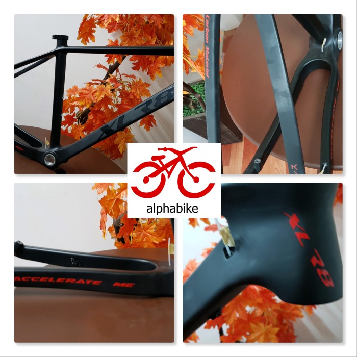 FRAME CARBON XLR8 MTB 27.5 BLACK 650B