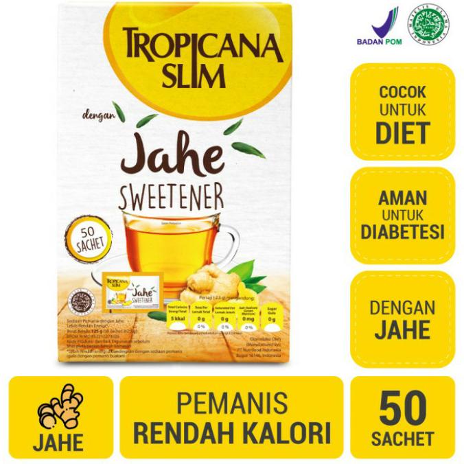 

Tropicana slim jahe sweetener isi 50's HOT PROMO