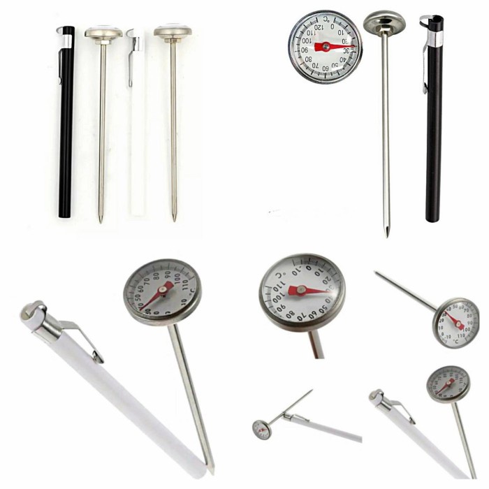 thermometer masak pengukur suhu panas air suhu minyak suhu cokelat