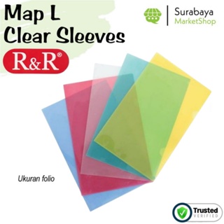 Map L Bening Transparan / Clear Sleeves Folio F4 R&R