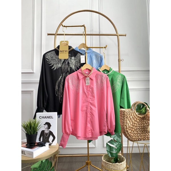 FW B1308 Kemeja Sayap Import Premium Quality