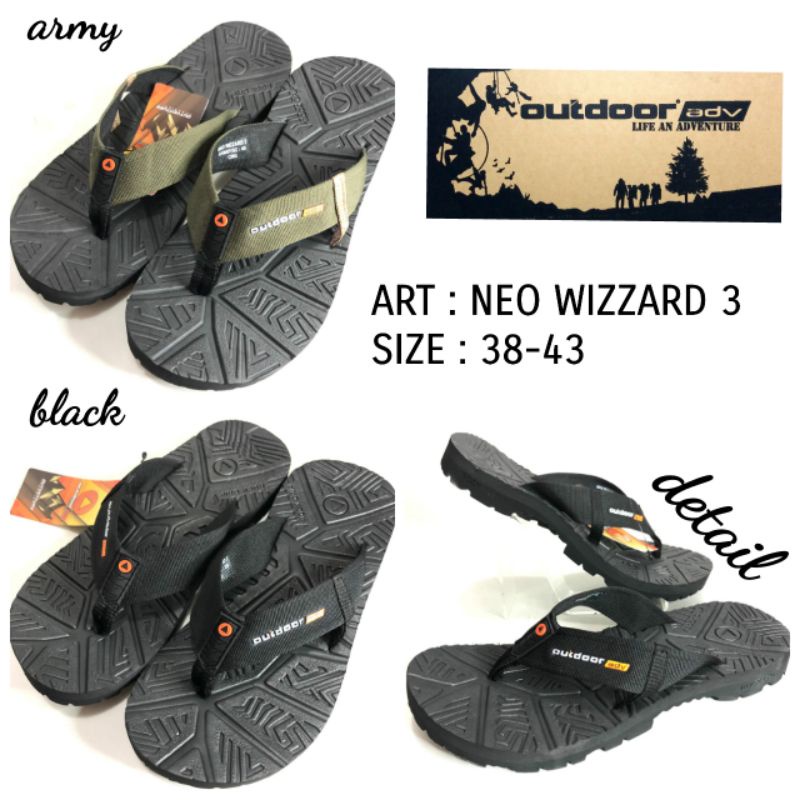 SANDAL GUNUNG BY OUTDOOR NEO WIZZARD 3 SIZE 38-43