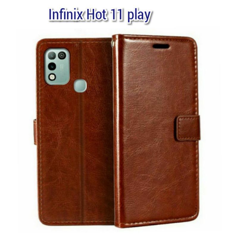 CASE DOMPET FLIP INFINIX HOT 11 PLAY