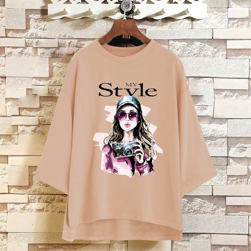 PUFFY_ID kaos oversize WOMEN’S STYLE tunik wanita  tshirt big size cewek premium