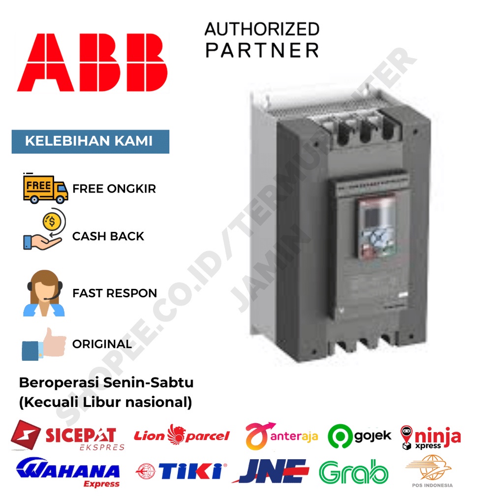 ABB SOFT STARTER PSTX105-600-70 400V 55KW 106A 1SFA898109R7000