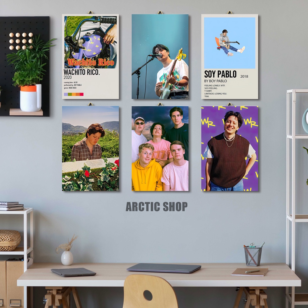 POSTER KAYU BOY PABLO / HIASAN DINDING BOY PABLO/ PAJANGAN WALLDECOR BOY PABLO AESTHETIC