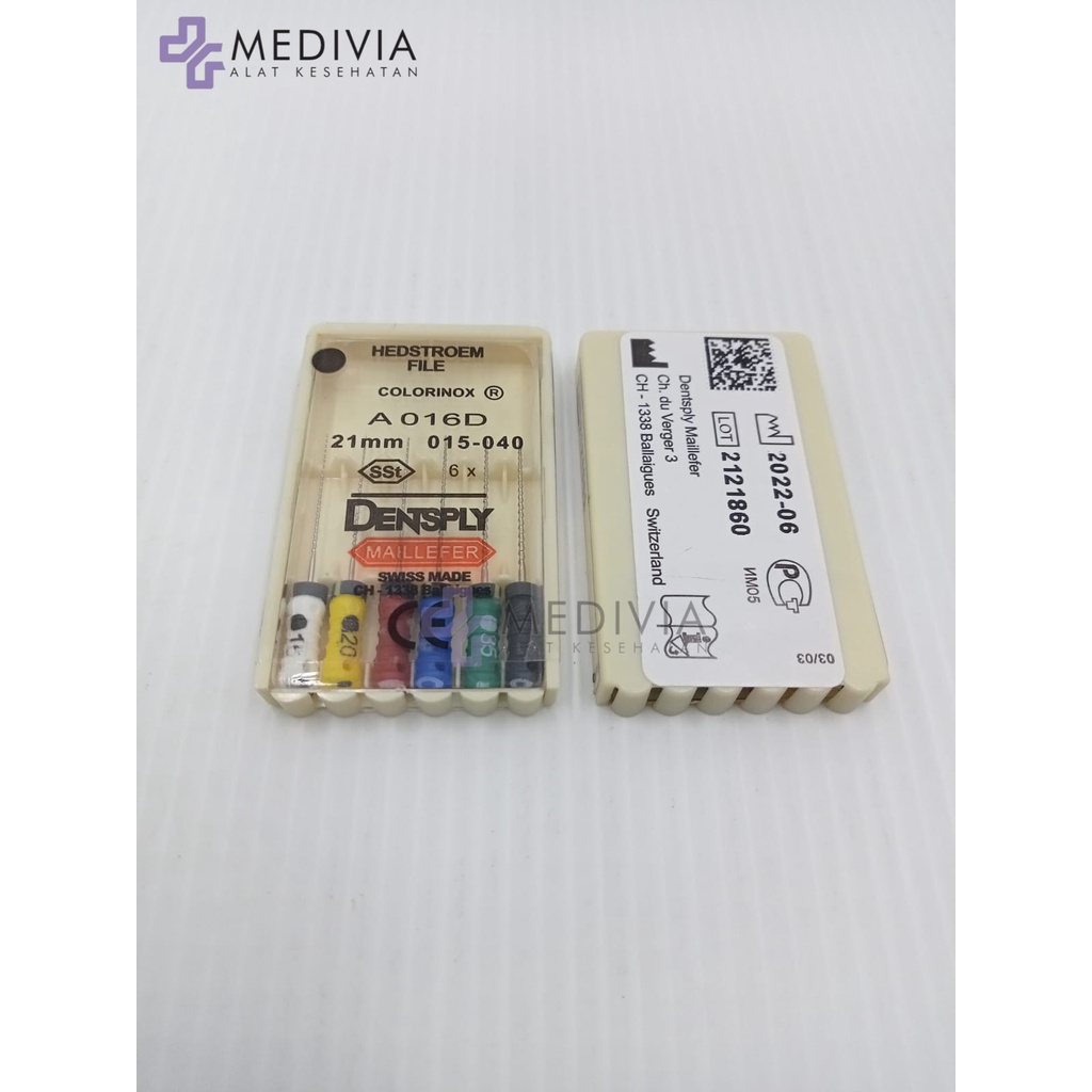 H FILE DENTSPLY ENDO/ DENTAL H FILE 21MM 25MM / HEADSTROEM FILE ENDO DENTSPLY