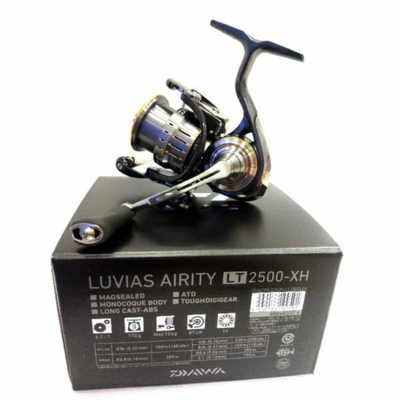Reel Daiwa LUVIAS AIRITY 2500XH|3000S-CXH|Made in japan|Lomba|Galatama