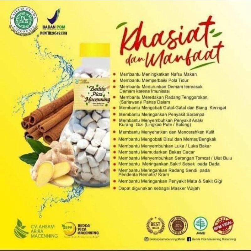 Fugo Ghaniyyah- BPM / Bedda Picca Macenning / Bedak basah badan picca macenning